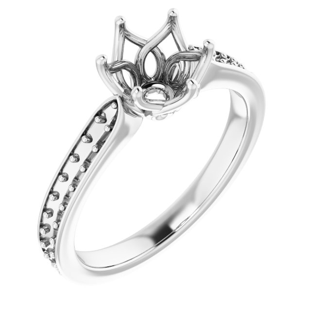 Accented Engagement Ring