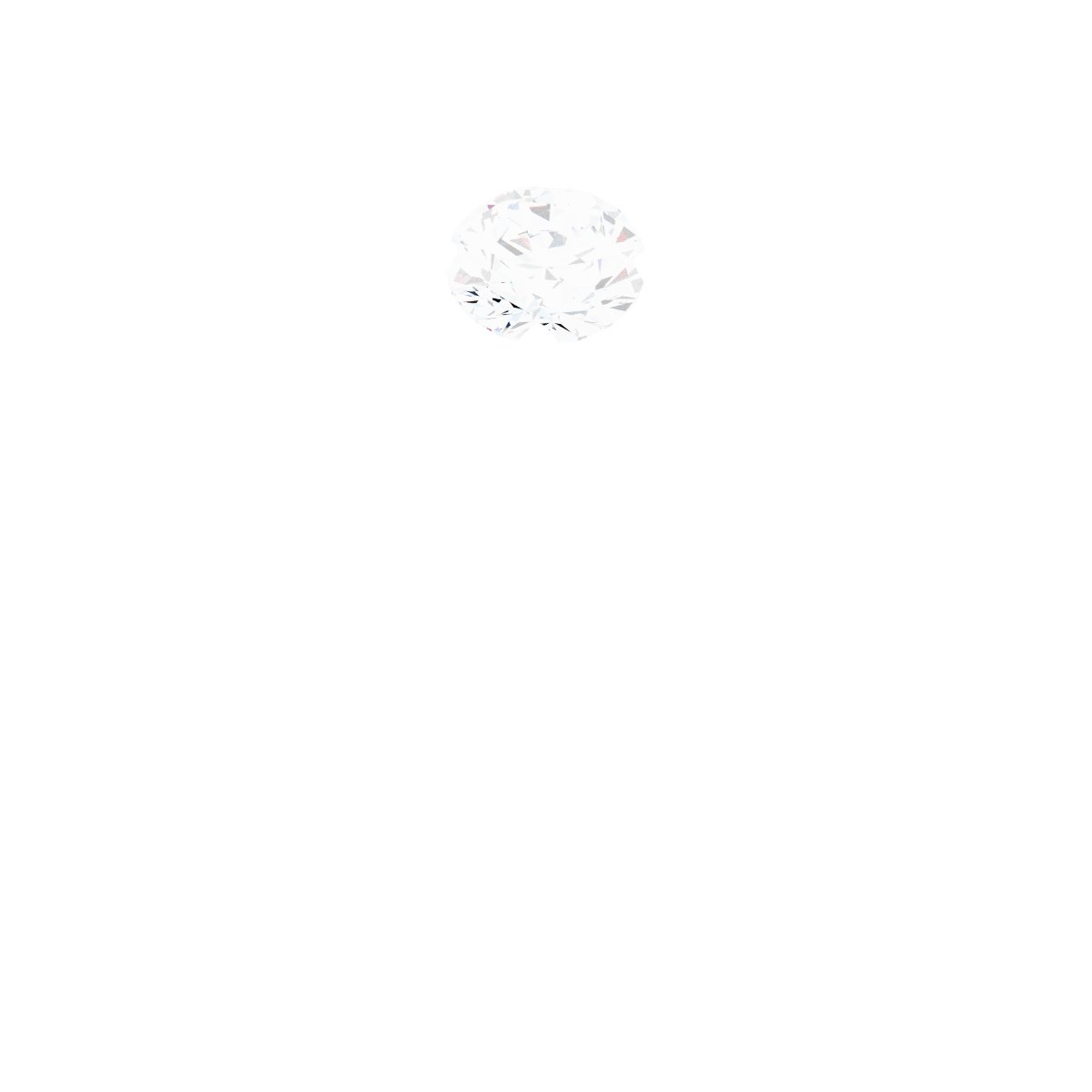 14k White Gold
