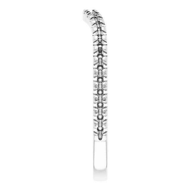 14K White Gold 1/4 CTW Natural Diamond Band 