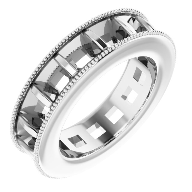 Milgrain Edge Eternity Band