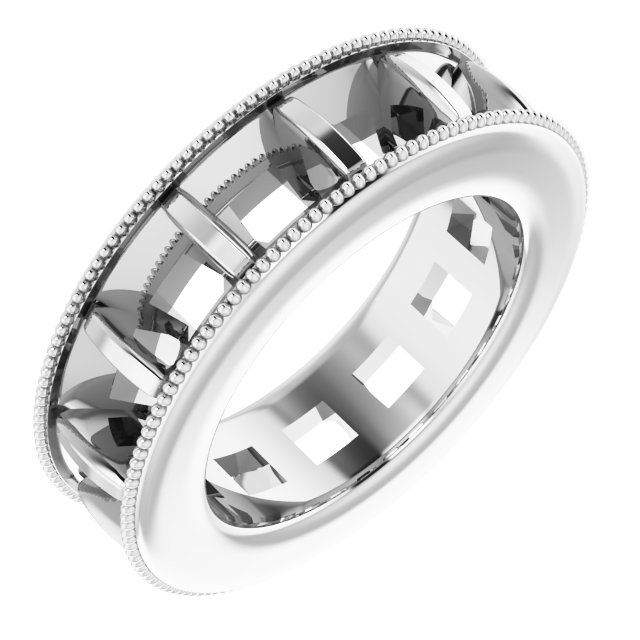 Milgrain Edge Eternity Band