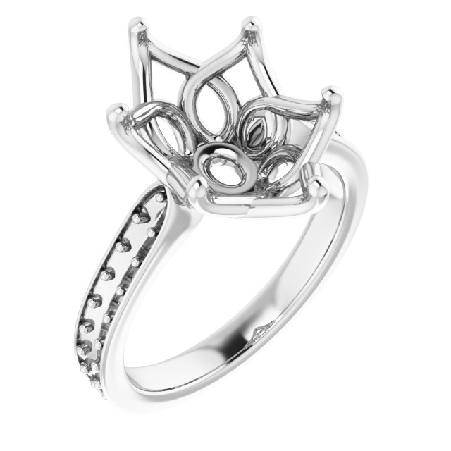 Accented Engagement Ring