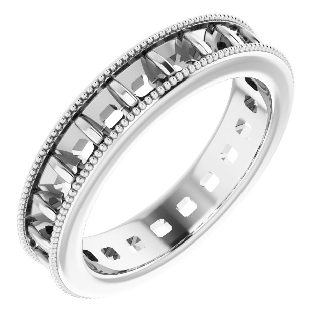 Milgrain Edge Eternity Band