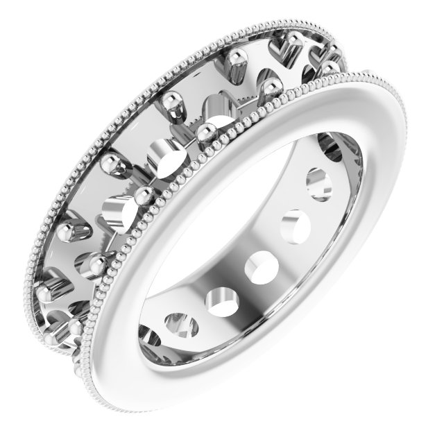 Milgrain Edge Eternity Band