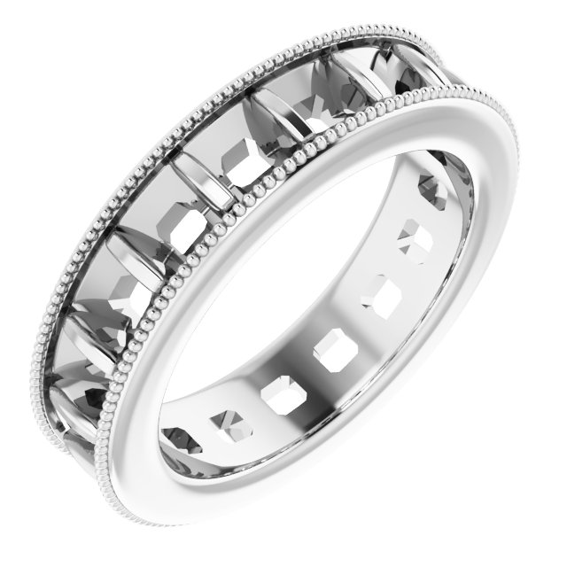 Milgrain Edge Eternity Band