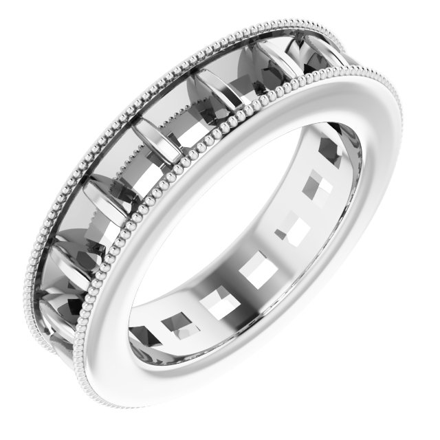 Milgrain Edge Eternity Band