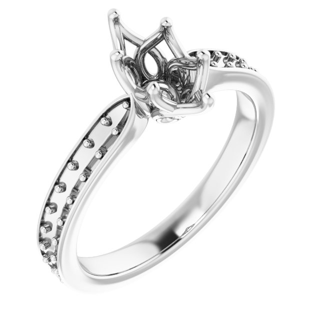 Accented Engagement Ring