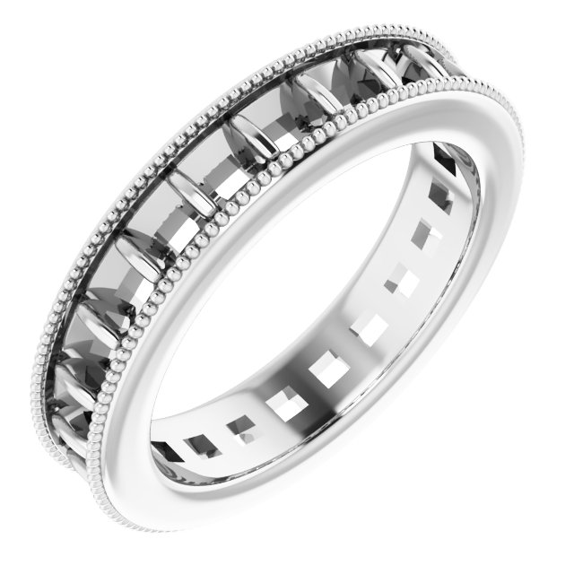 Milgrain Edge Eternity Band