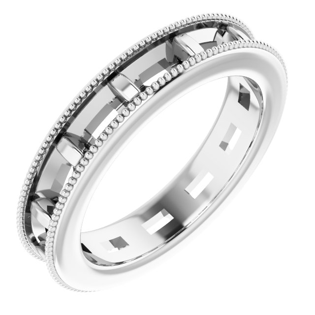 Milgrain Edge Eternity Band