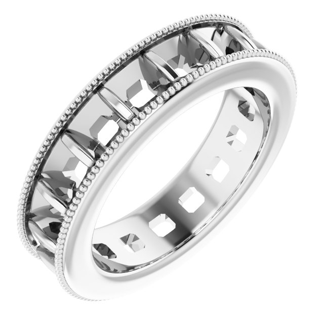 Milgrain Edge Eternity Band