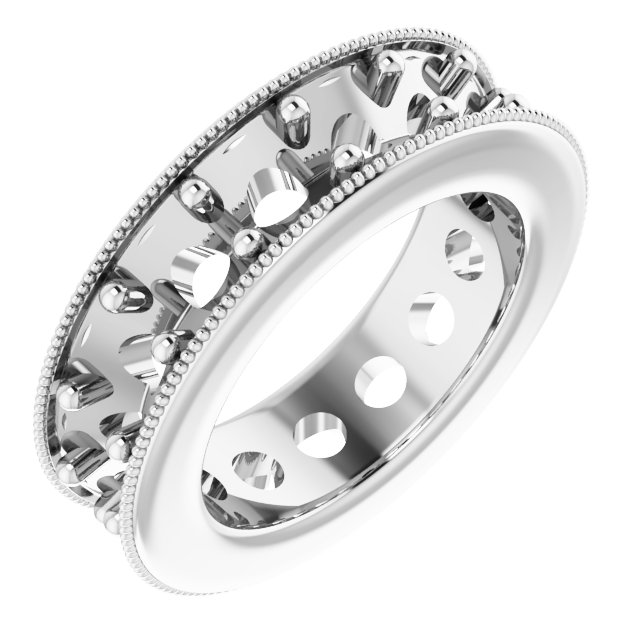 Milgrain Edge Eternity Band