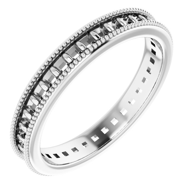 Milgrain Edge Eternity Band