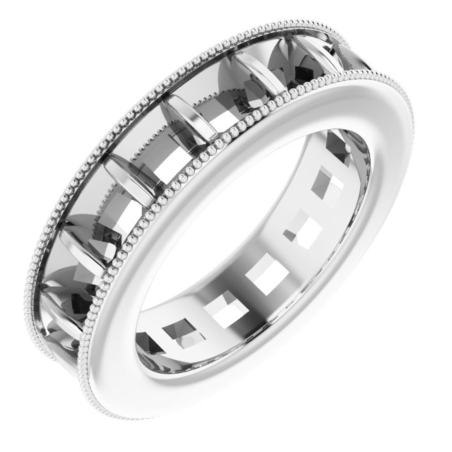 Milgrain Edge Eternity Band