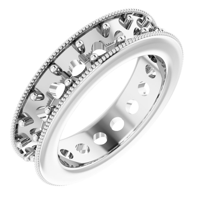 Milgrain Edge Eternity Band