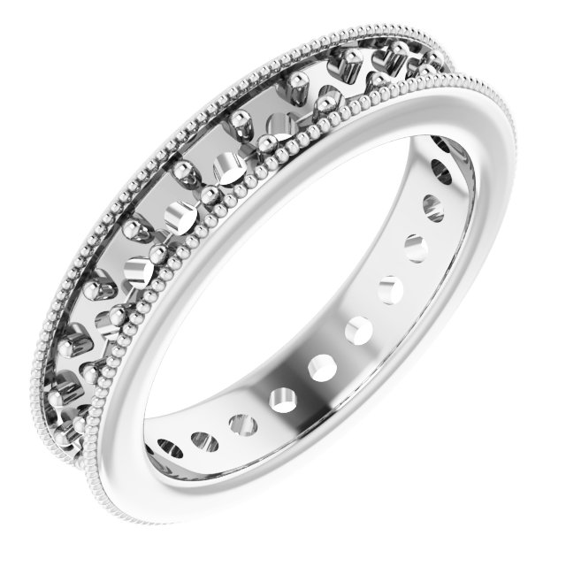 Milgrain Edge Eternity Band