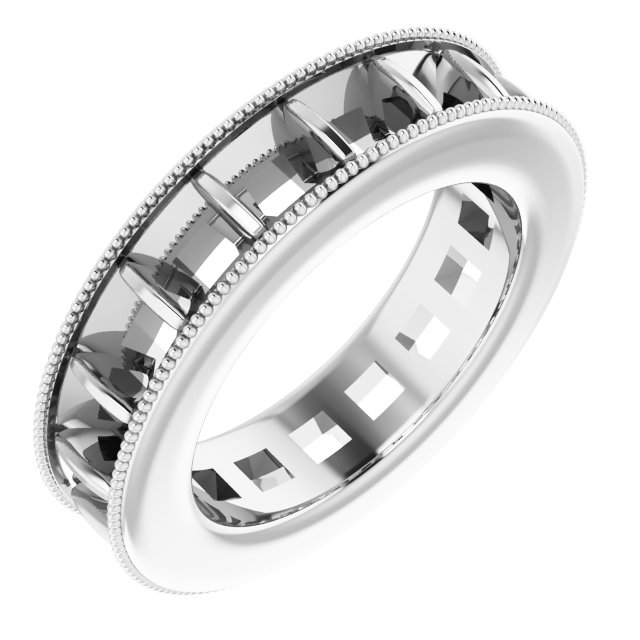 Milgrain Edge Eternity Band