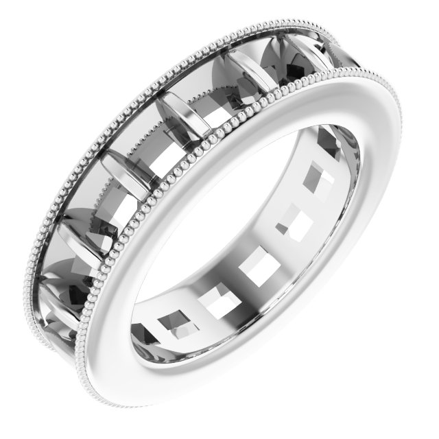 Milgrain Edge Eternity Band