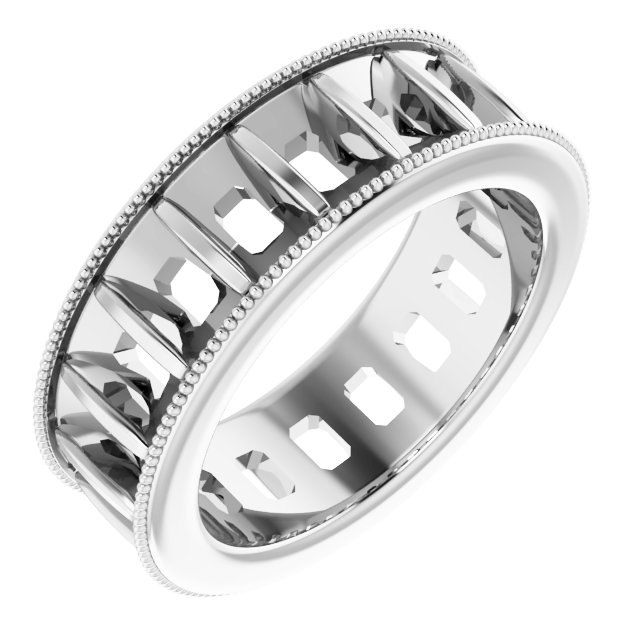 Milgrain Edge Eternity Band