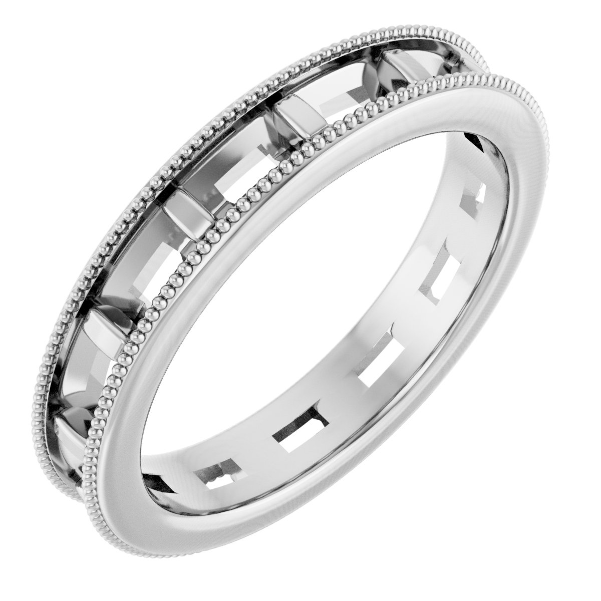 Milgrain Edge Eternity Band