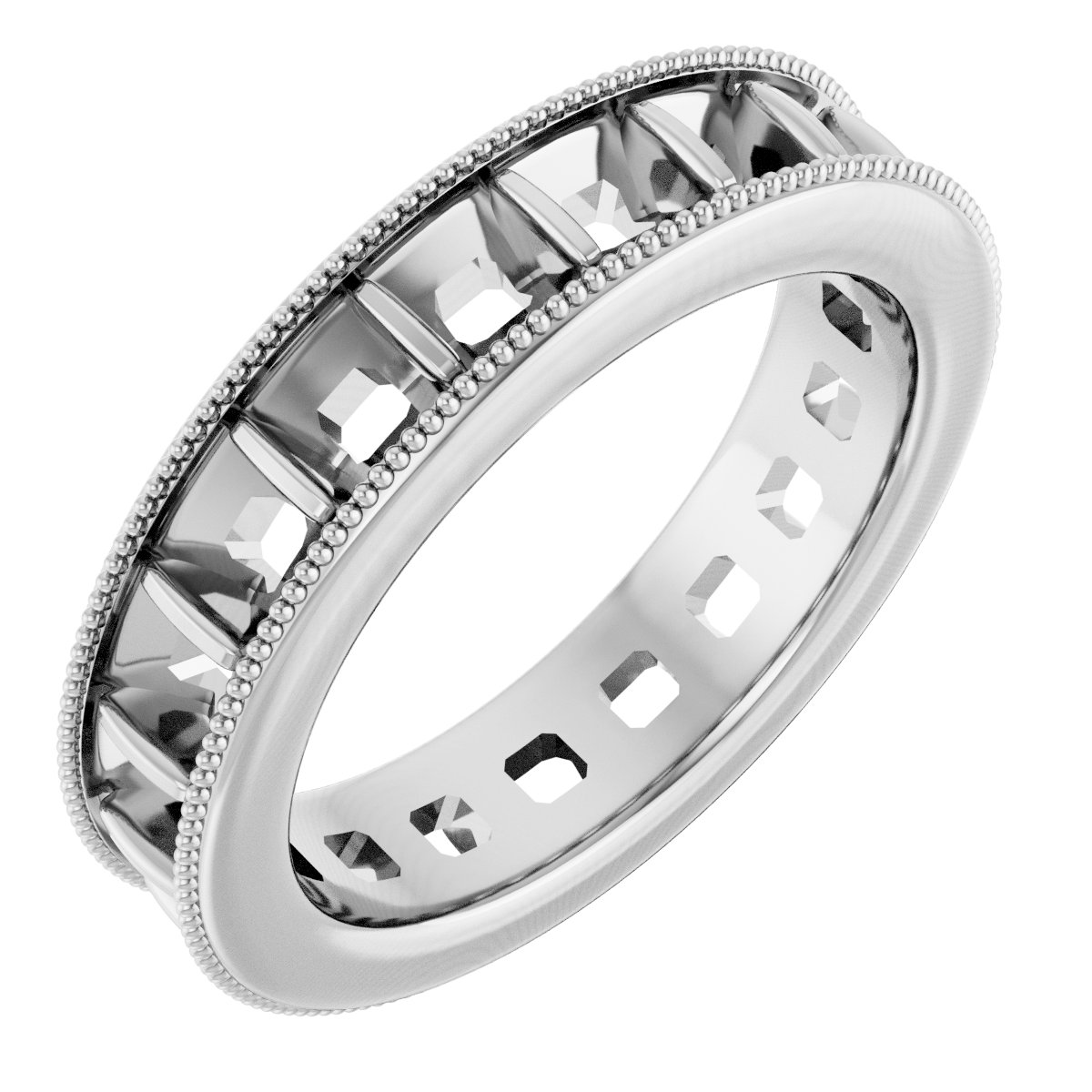 Milgrain Edge Eternity Band