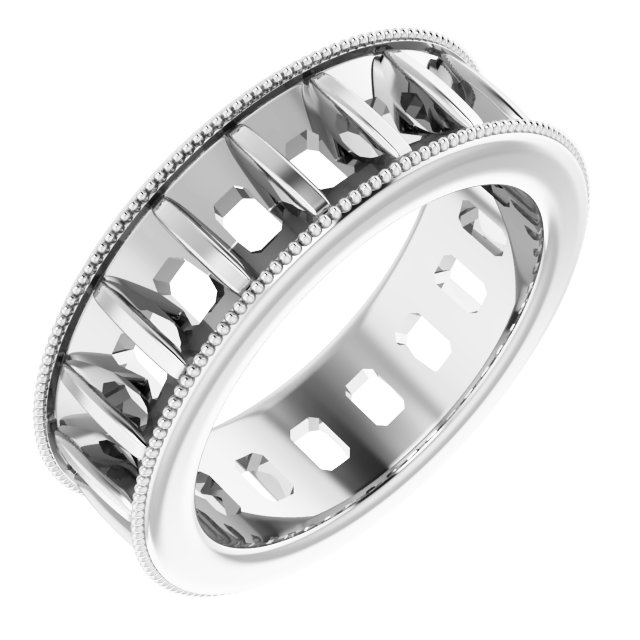 Milgrain Edge Eternity Band