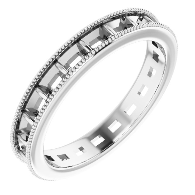Milgrain Edge Eternity Band