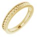 14K Yellow 3 mm Woven Design Band  Size 7
