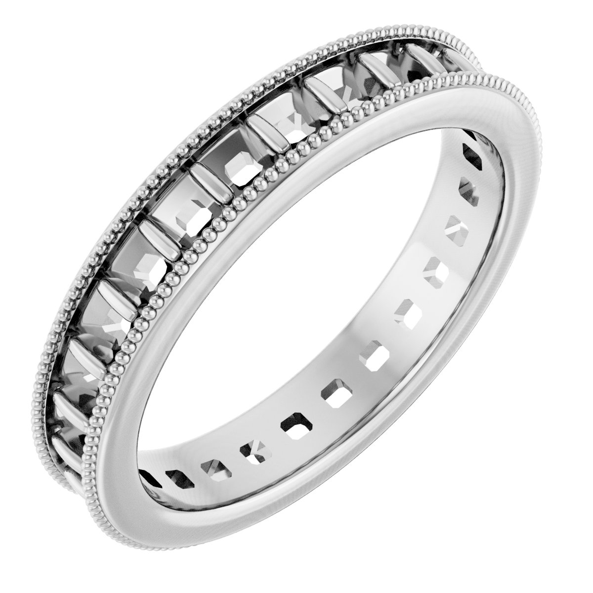 Milgrain Edge Eternity Band