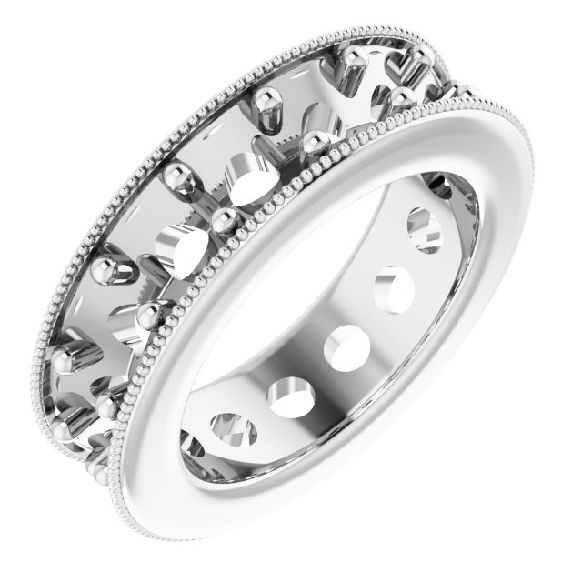 Milgrain Edge Eternity Band