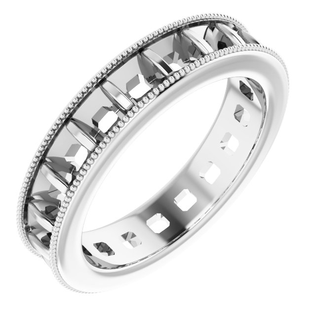 Milgrain Edge Eternity Band