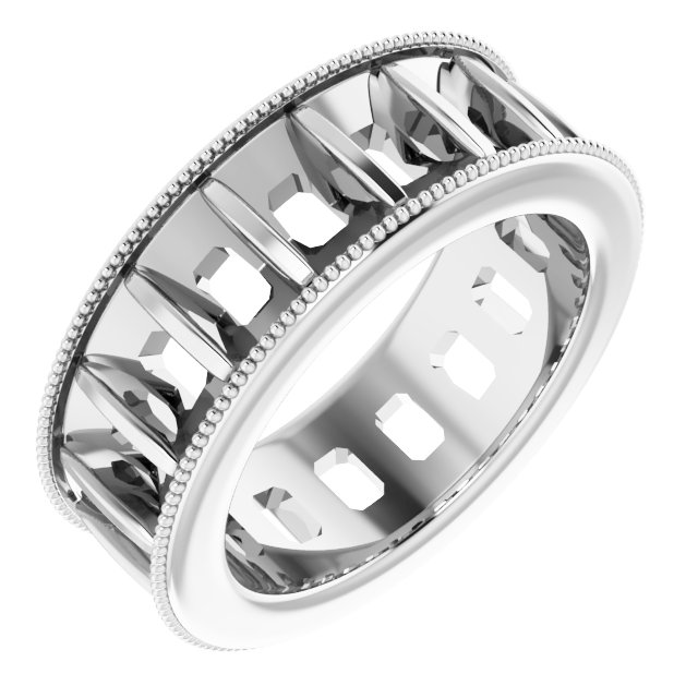 Milgrain Edge Eternity Band