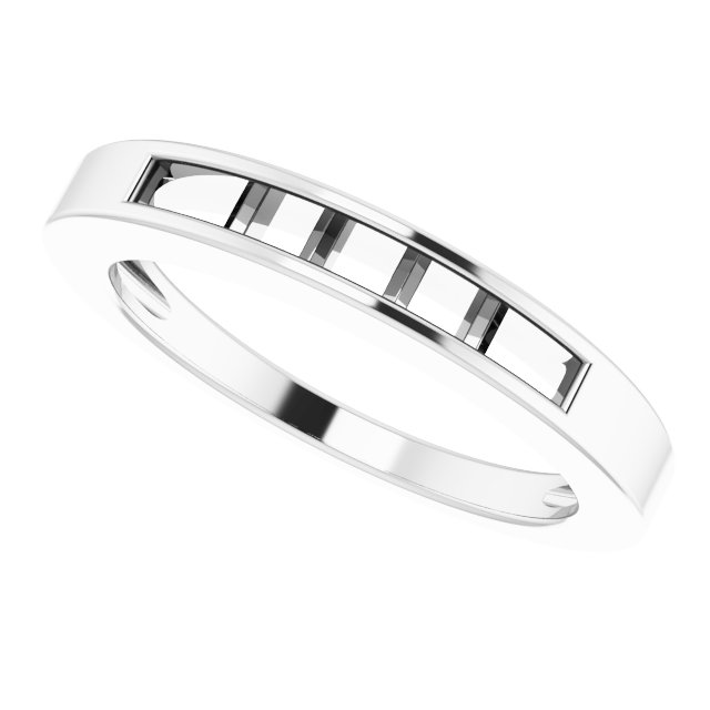 14K White 1/4 CTW Diamond Anniversary Band