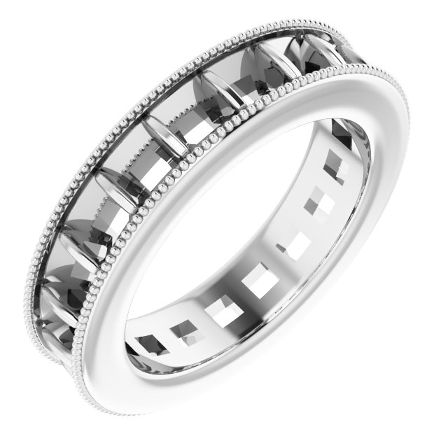 Milgrain Edge Eternity Band