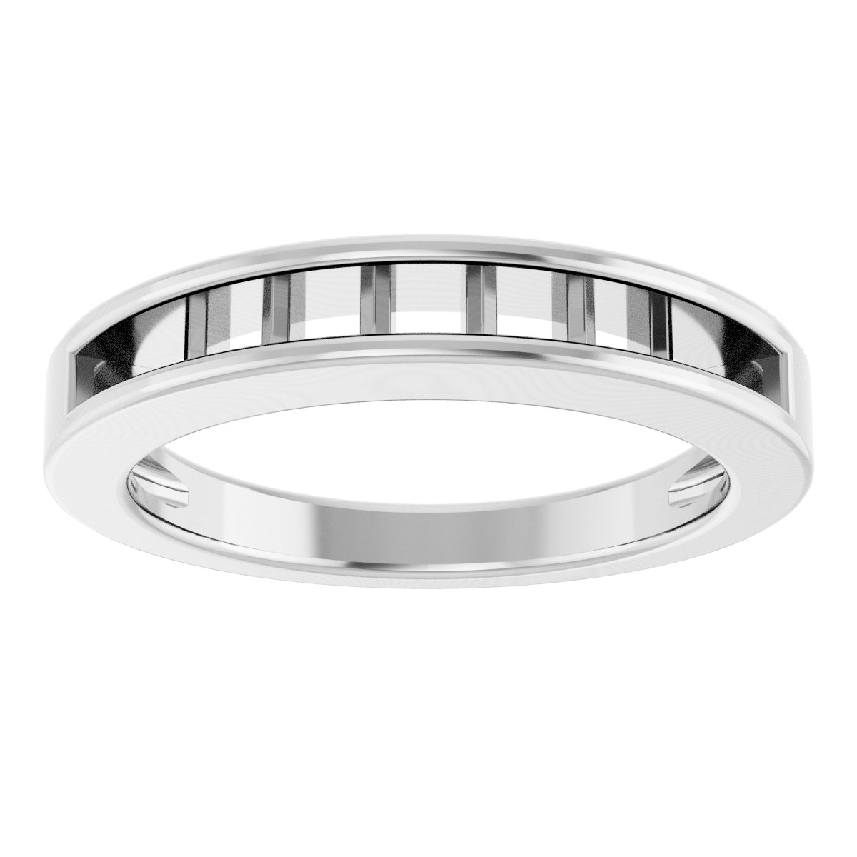 14K White 1/2 CTW Diamond Anniversary Band