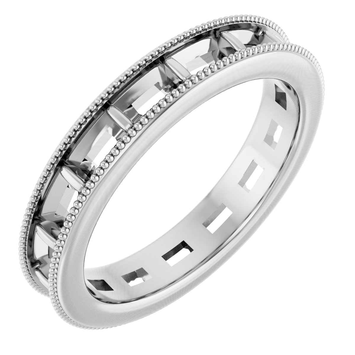 Milgrain Edge Eternity Band