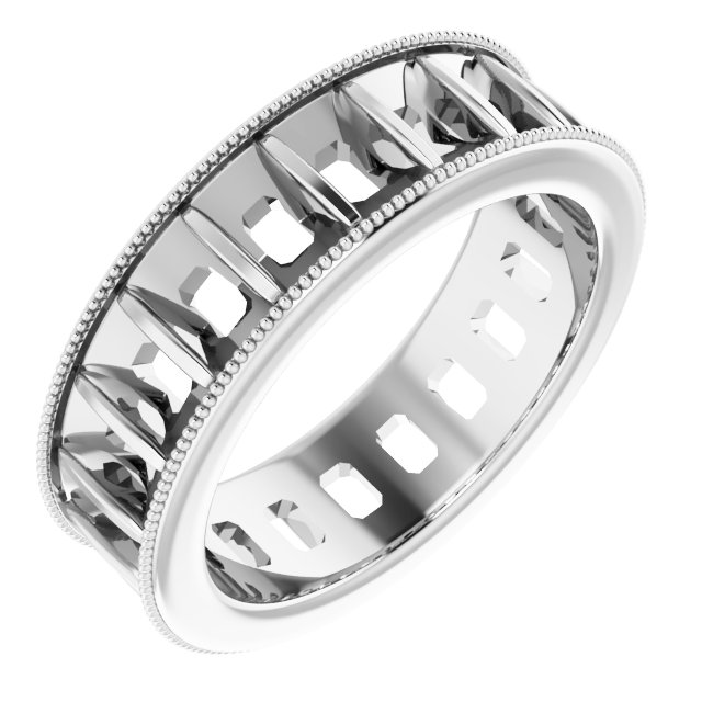 Milgrain Edge Eternity Band