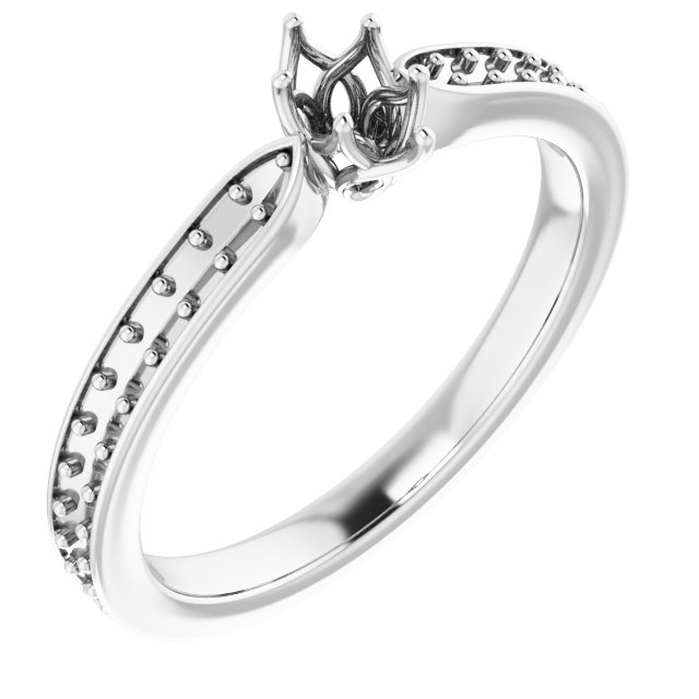 Accented Engagement Ring