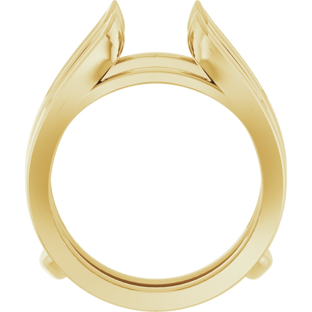 14K Yellow 1/4 CTW Diamond Ring Guard