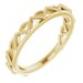 14K Yellow Stackable Crown Ring  