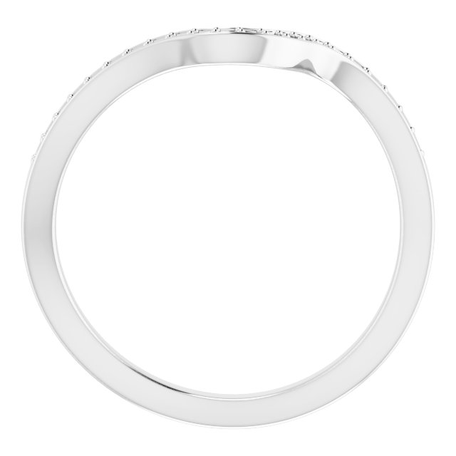 Band Mounting for 7x7 mm Heart Ring view 2