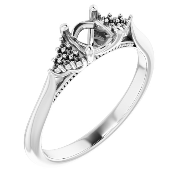 Accented Engagement Ring