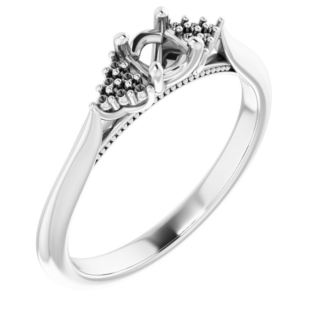 Accented Engagement Ring