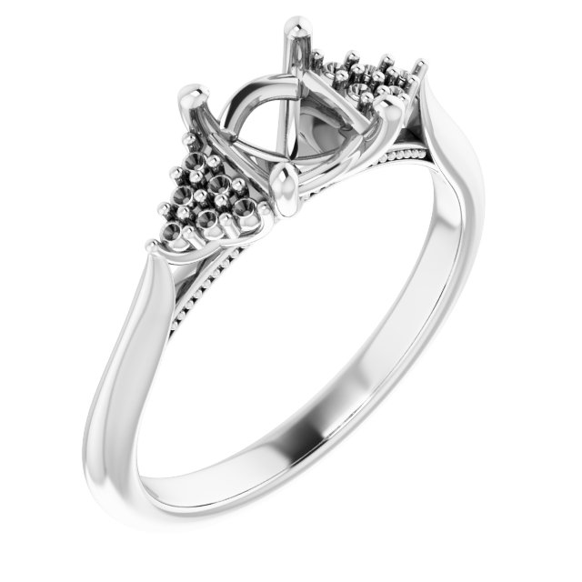 Accented Engagement Ring
