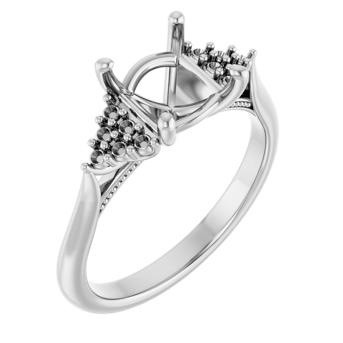 Accented Engagement Ring