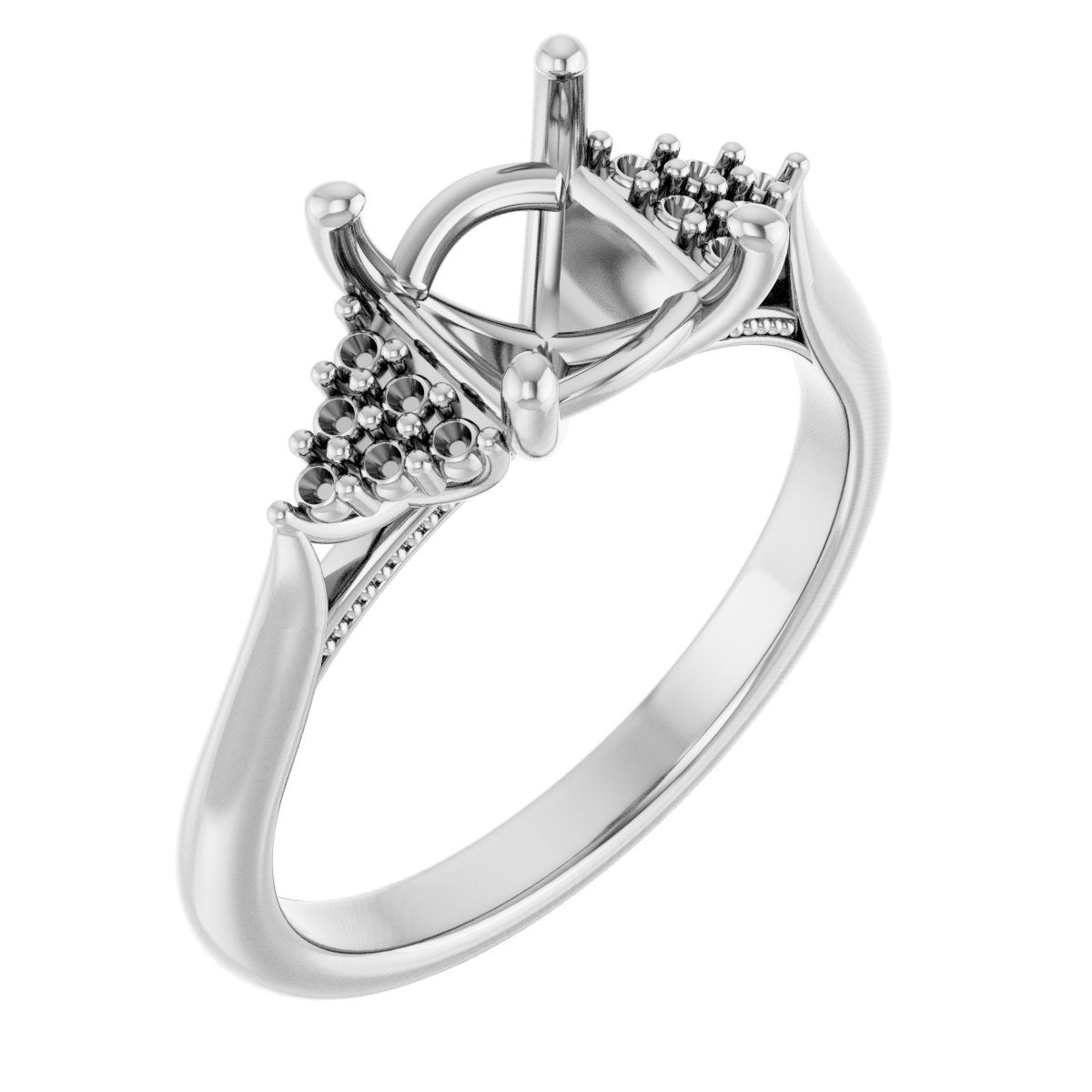 Accented Engagement Ring