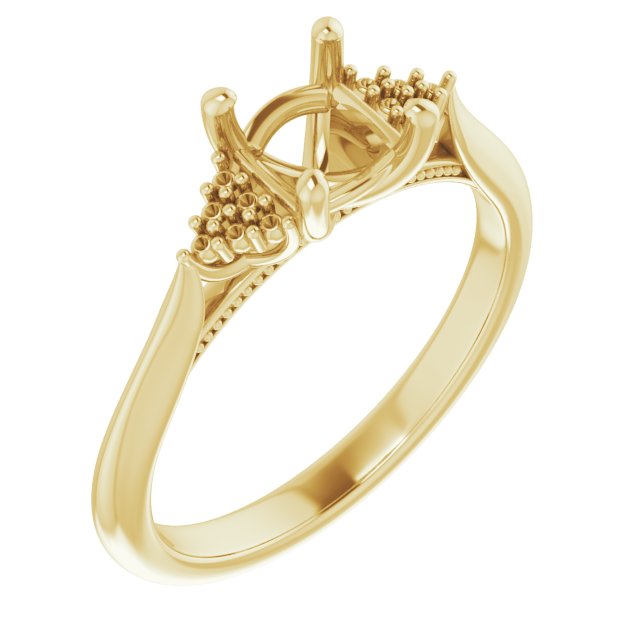 Accented Engagement Ring