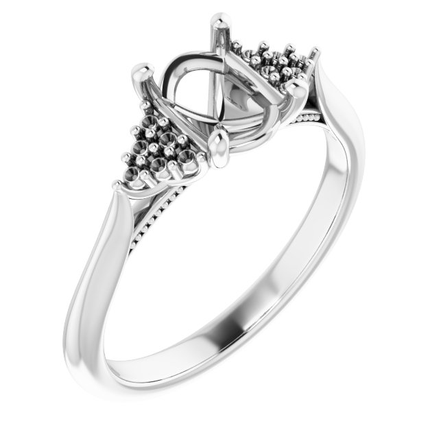 Accented Engagement Ring