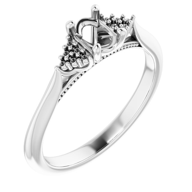 Accented Engagement Ring