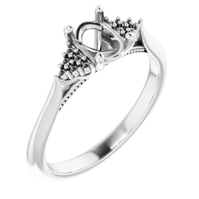 Accented Engagement Ring