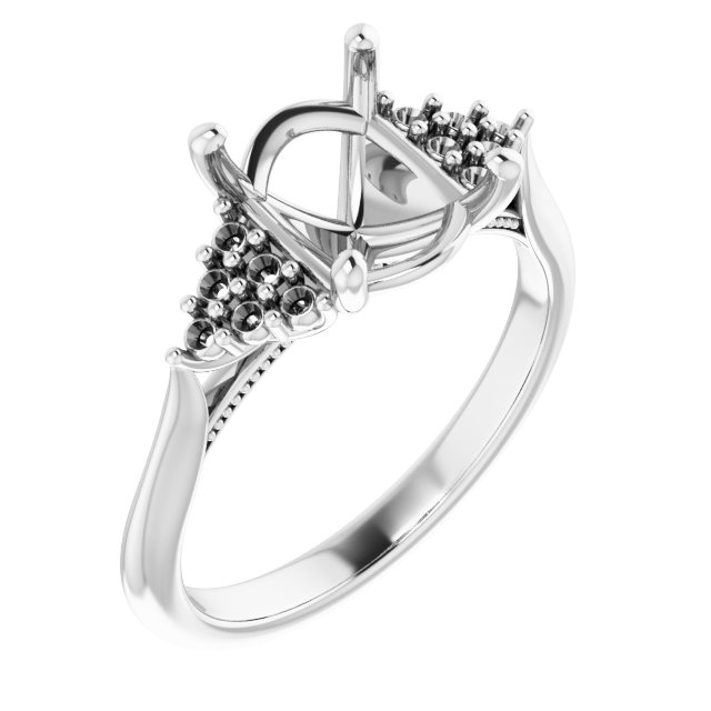 Accented Engagement Ring